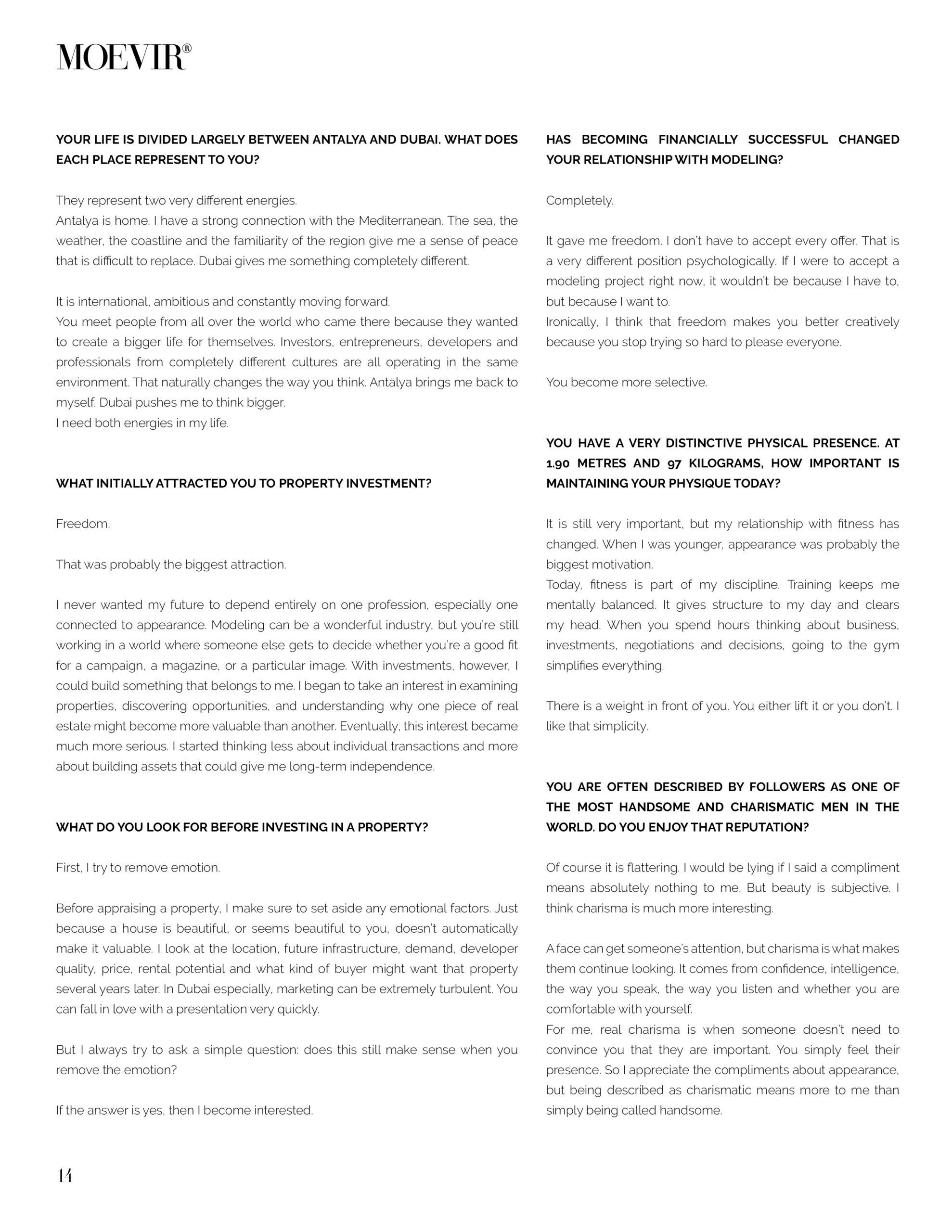 MOEVIR Magazine September 2026 Fırat Zan editorial archive page 10