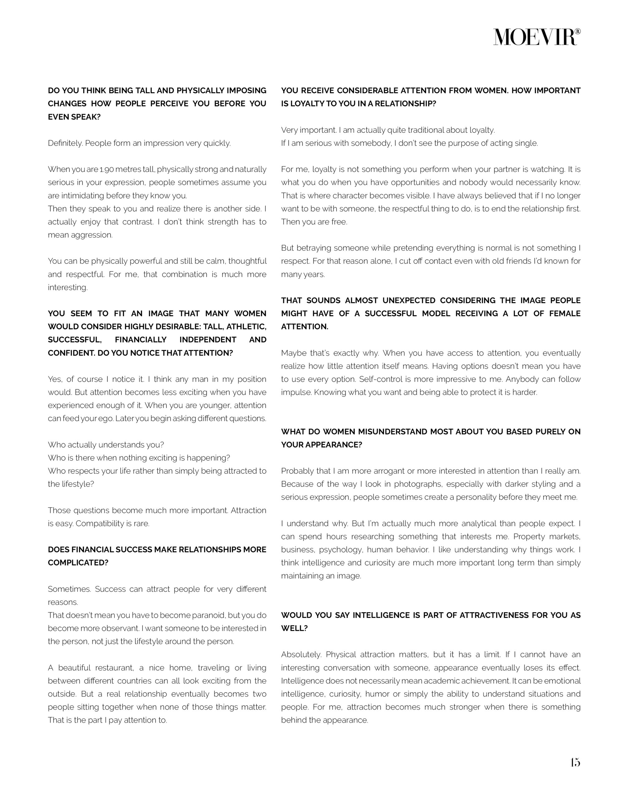 MOEVIR Magazine September 2026 Fırat Zan editorial archive page 11