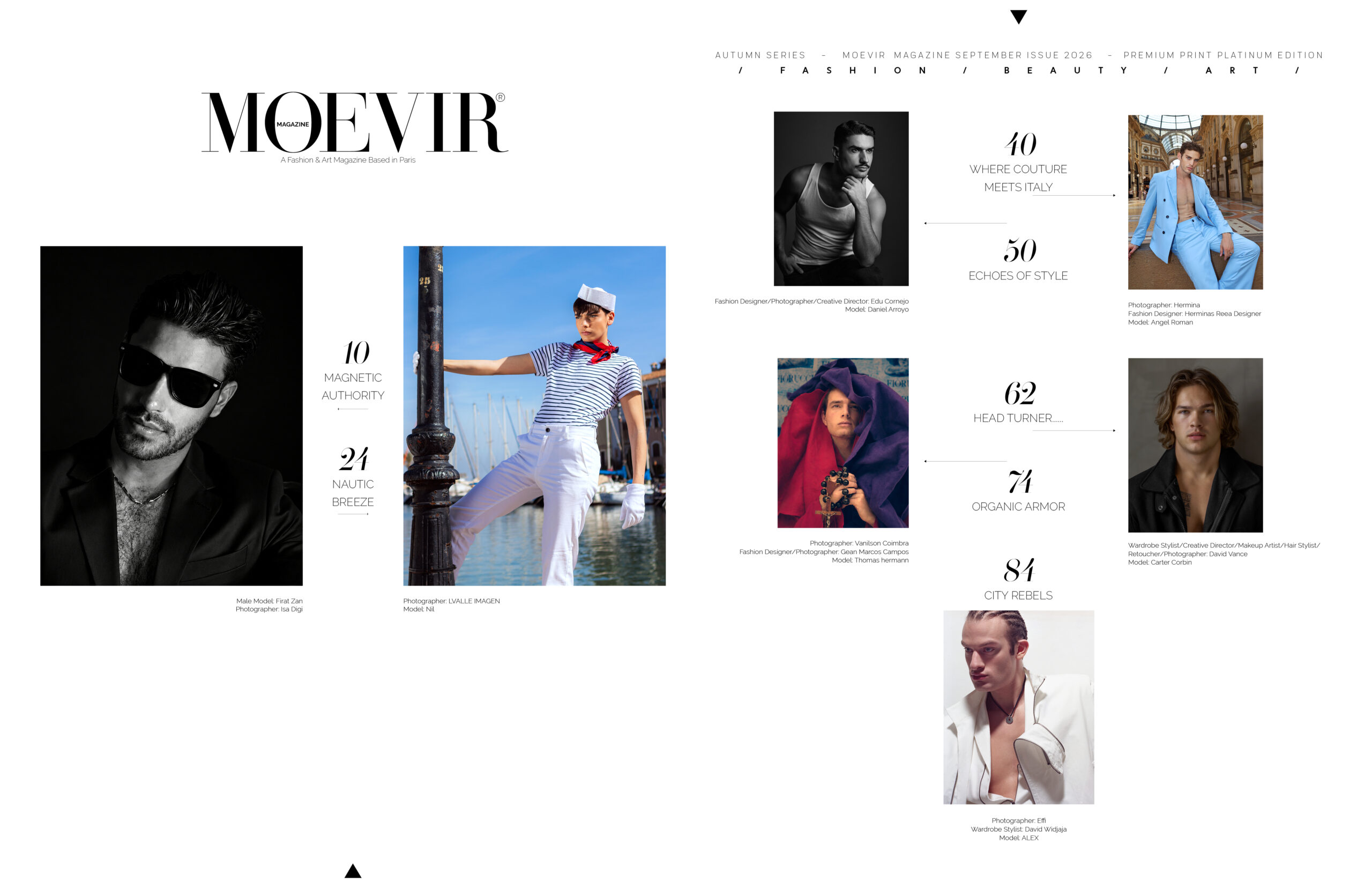 MOEVIR Magazine September 2026 Fırat Zan editorial archive page 02