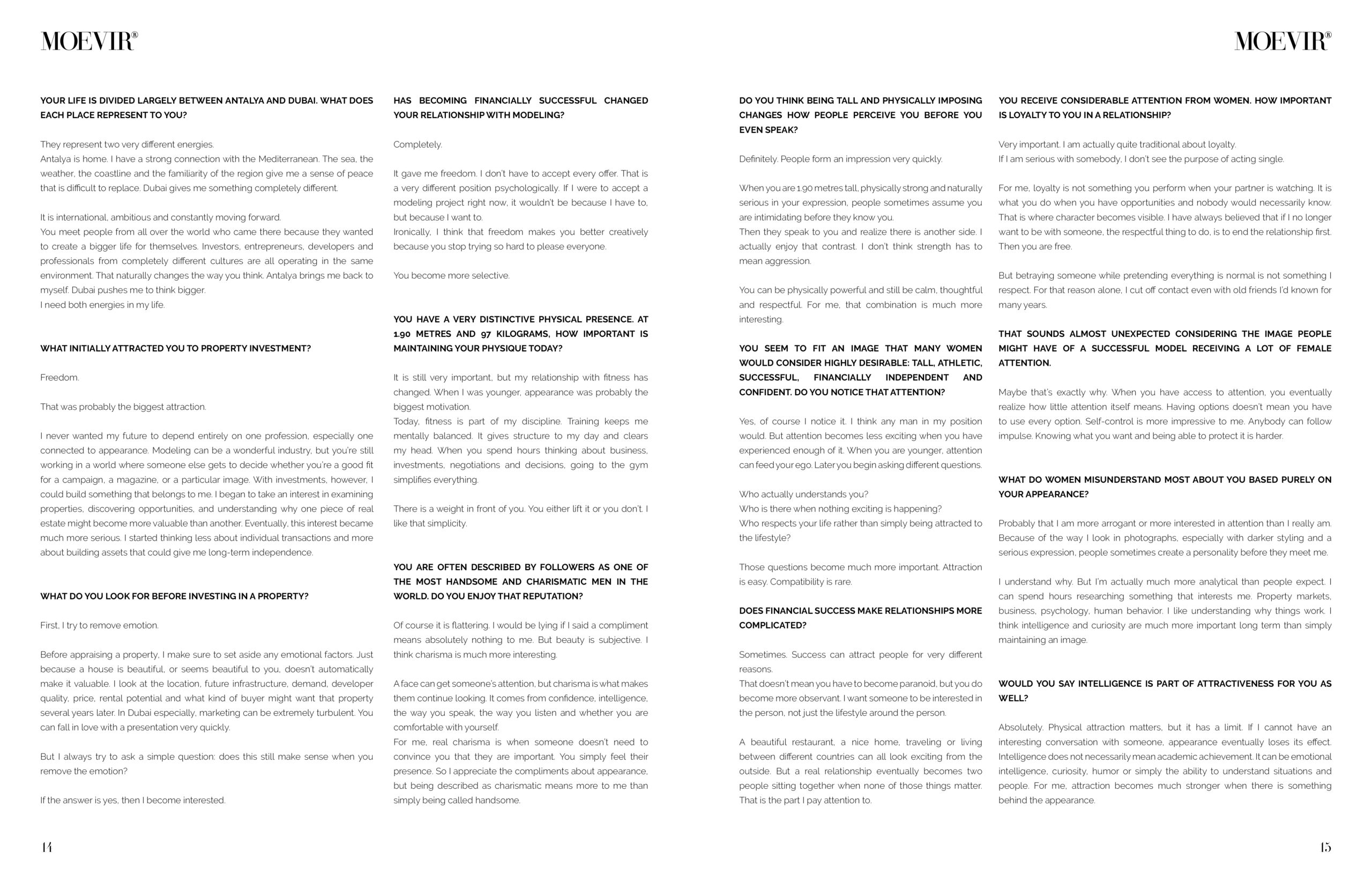 MOEVIR Magazine September 2026 Fırat Zan editorial archive page 05