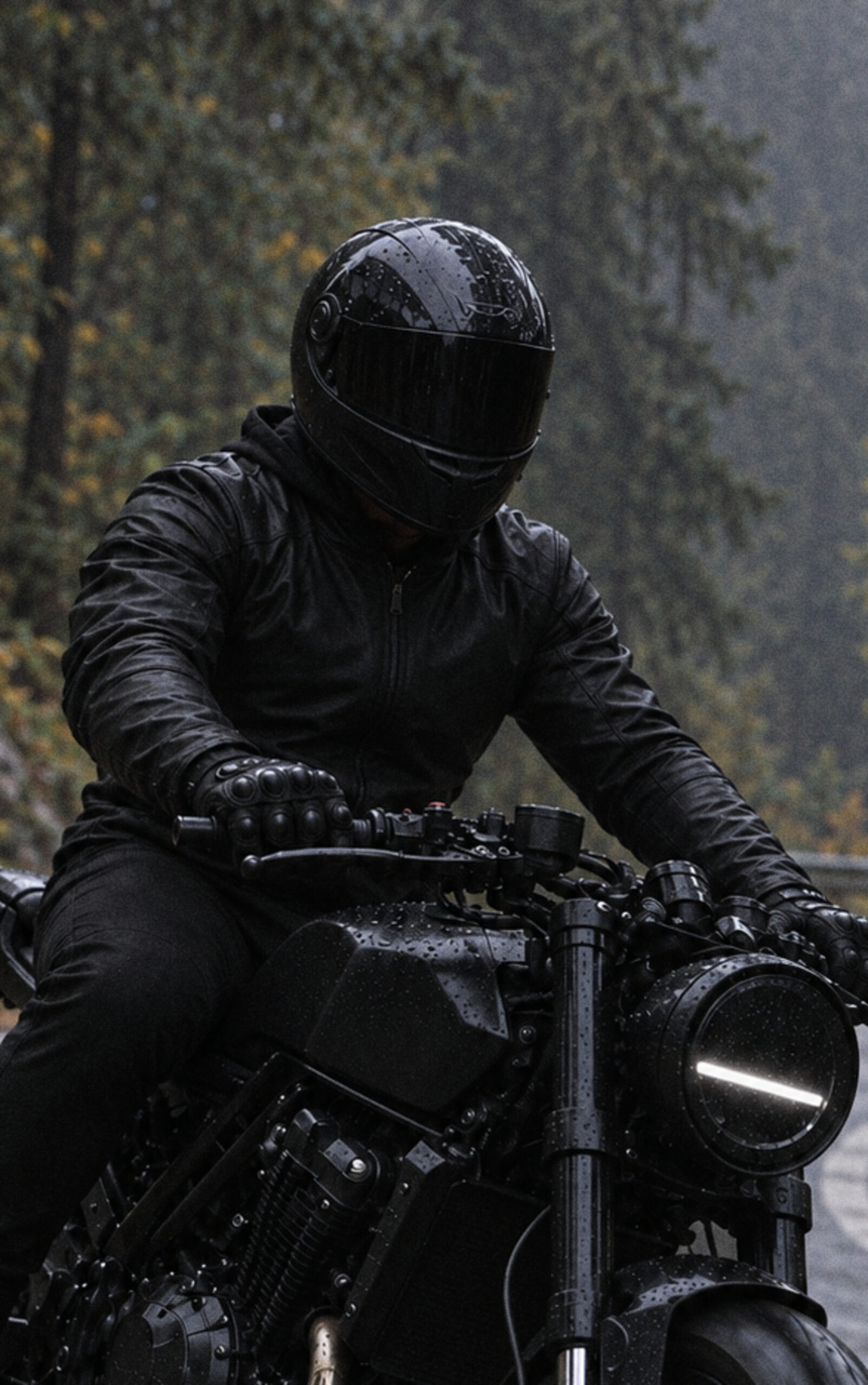 Firat Zan BLACK RAIN cinematic motorcycle editorial