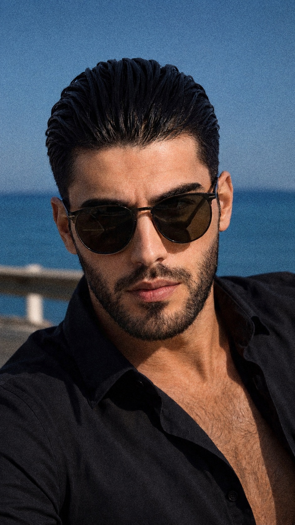 Contemporary editorial portrait of Firat Zan
