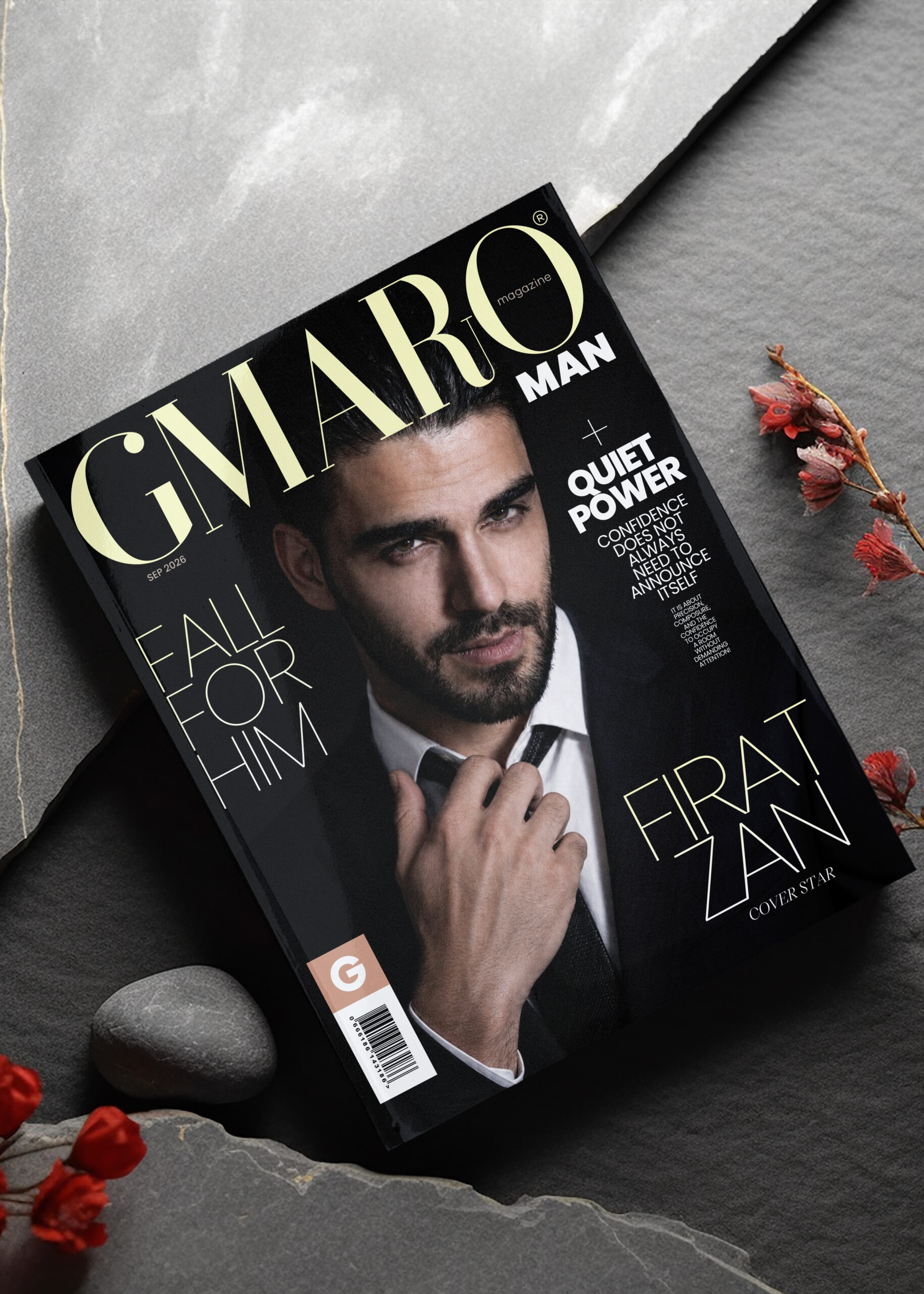 Firat Zan GMARO Man cover print visual 2026