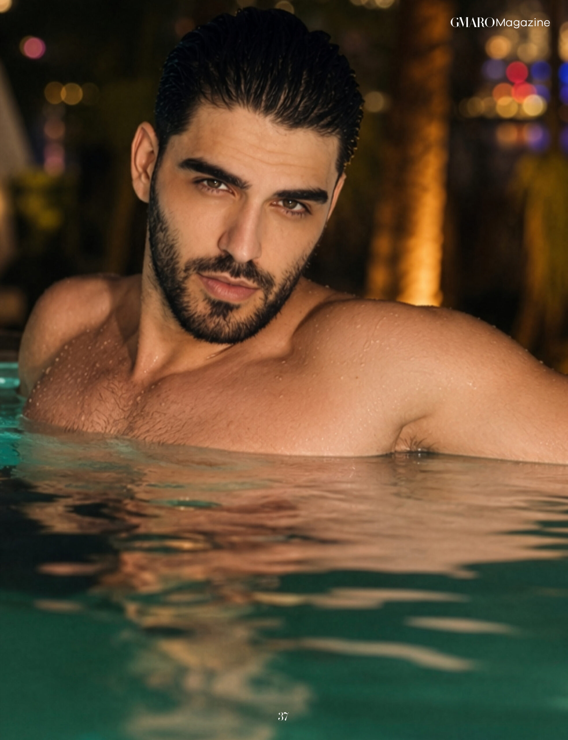 Firat Zan GMARO pool editorial portrait