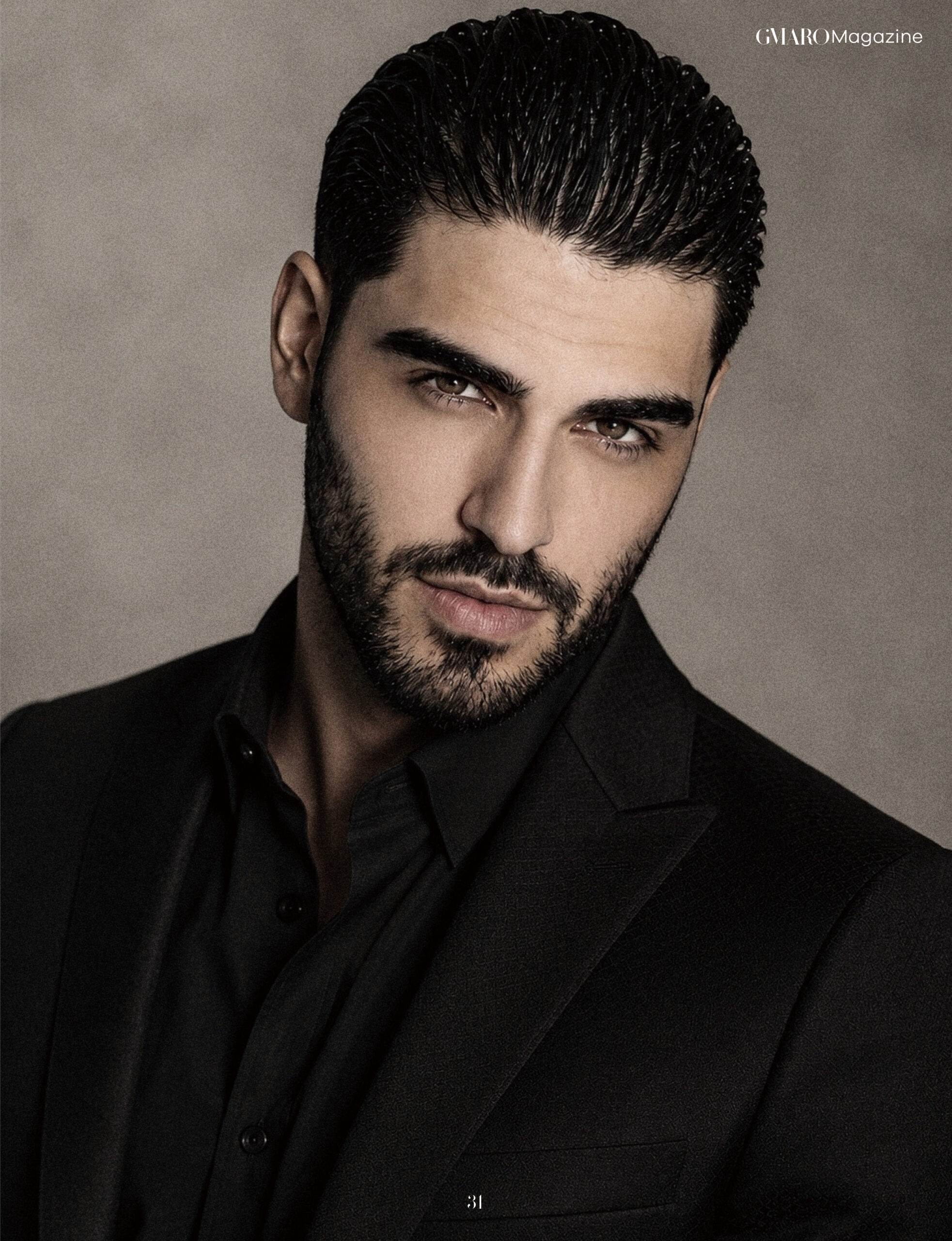 Firat Zan GMARO black tailoring editorial portrait