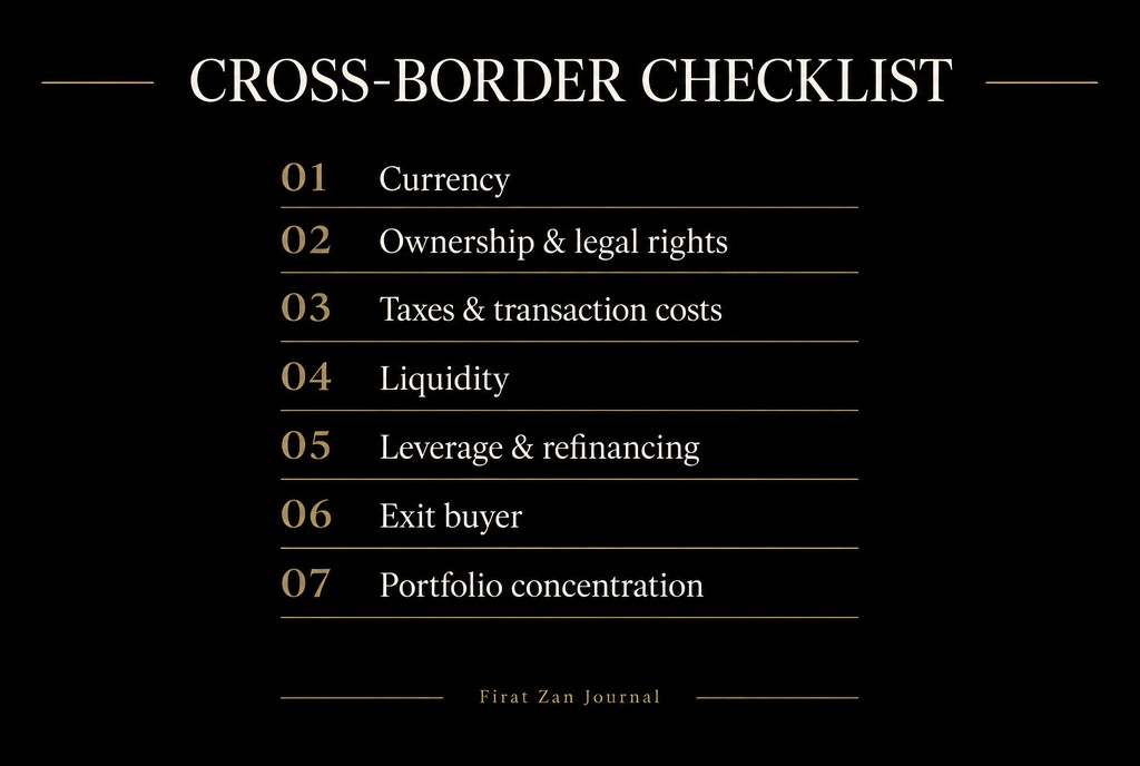 Cross-border investing checklist