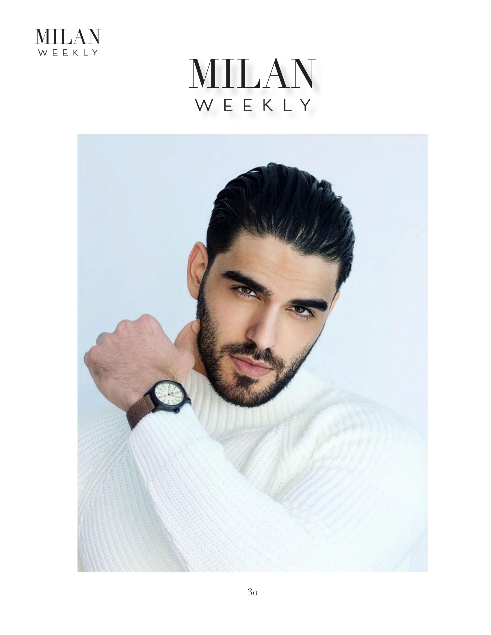 Firat Zan Milan Weekly interview preview page 30